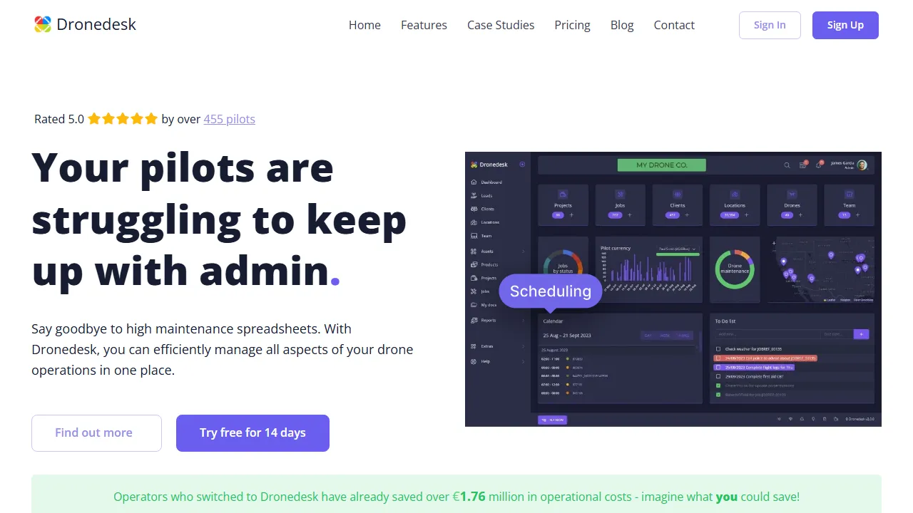 dronedesk.io - Free Drone Flight Management Tools screenshot