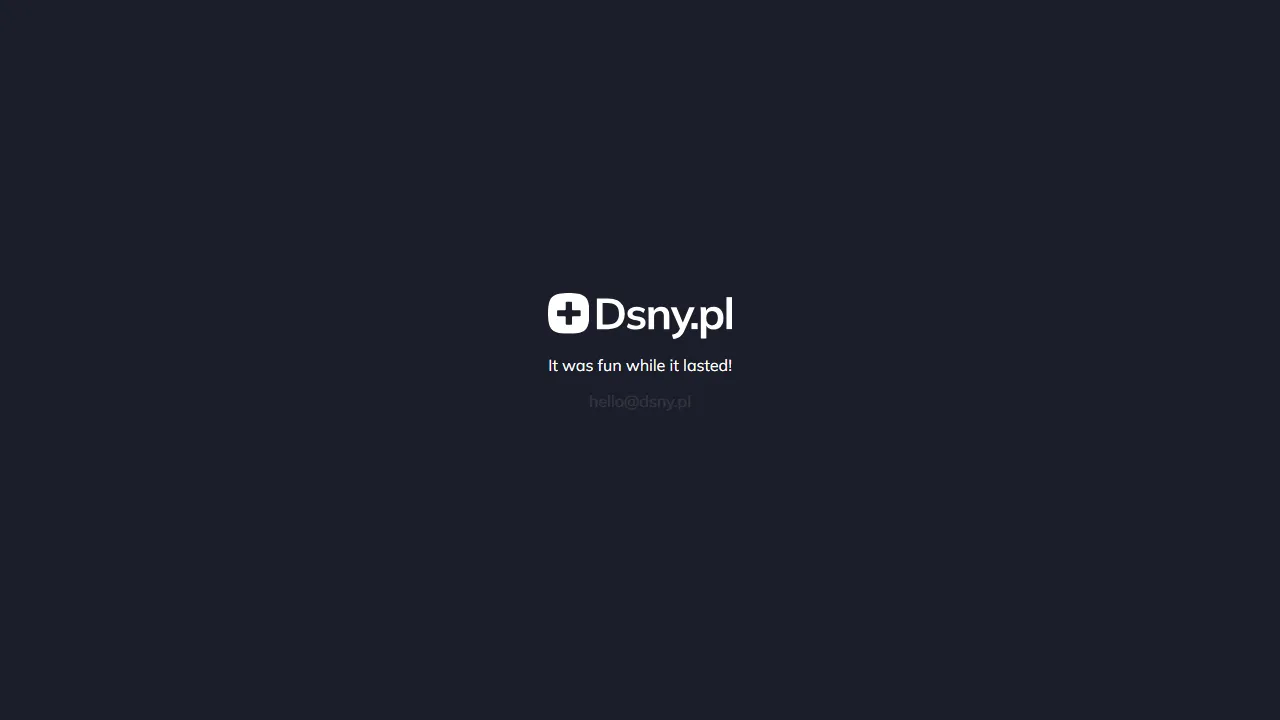 dsny.pl - Dsny.pl - Support Website Development screenshot