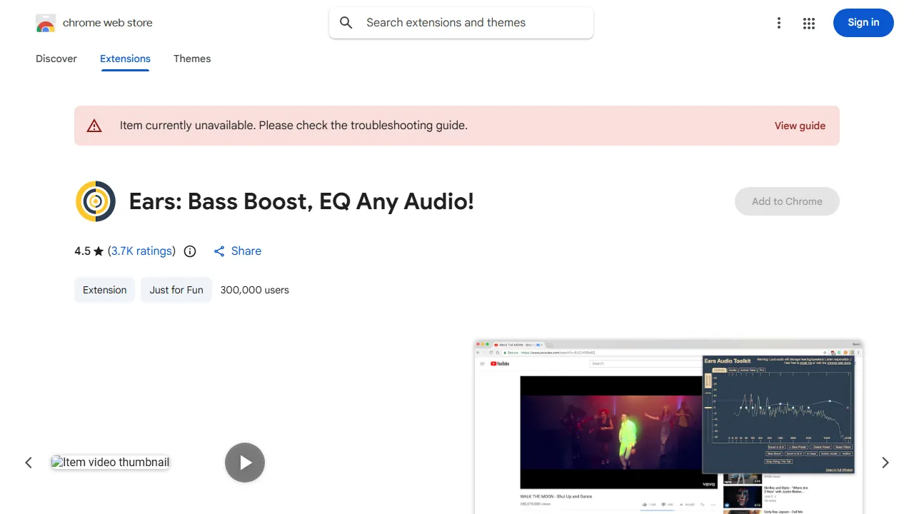 Ears Audio Toolkit - Chrome Audio Capture Extension screenshot