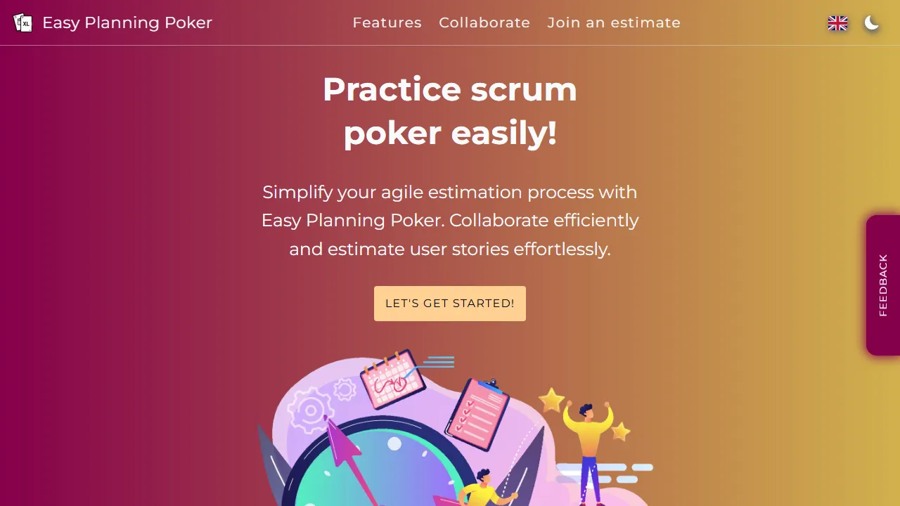 easyplanningpoker.web.app - Planning Poker Online For Agile Teams screenshot