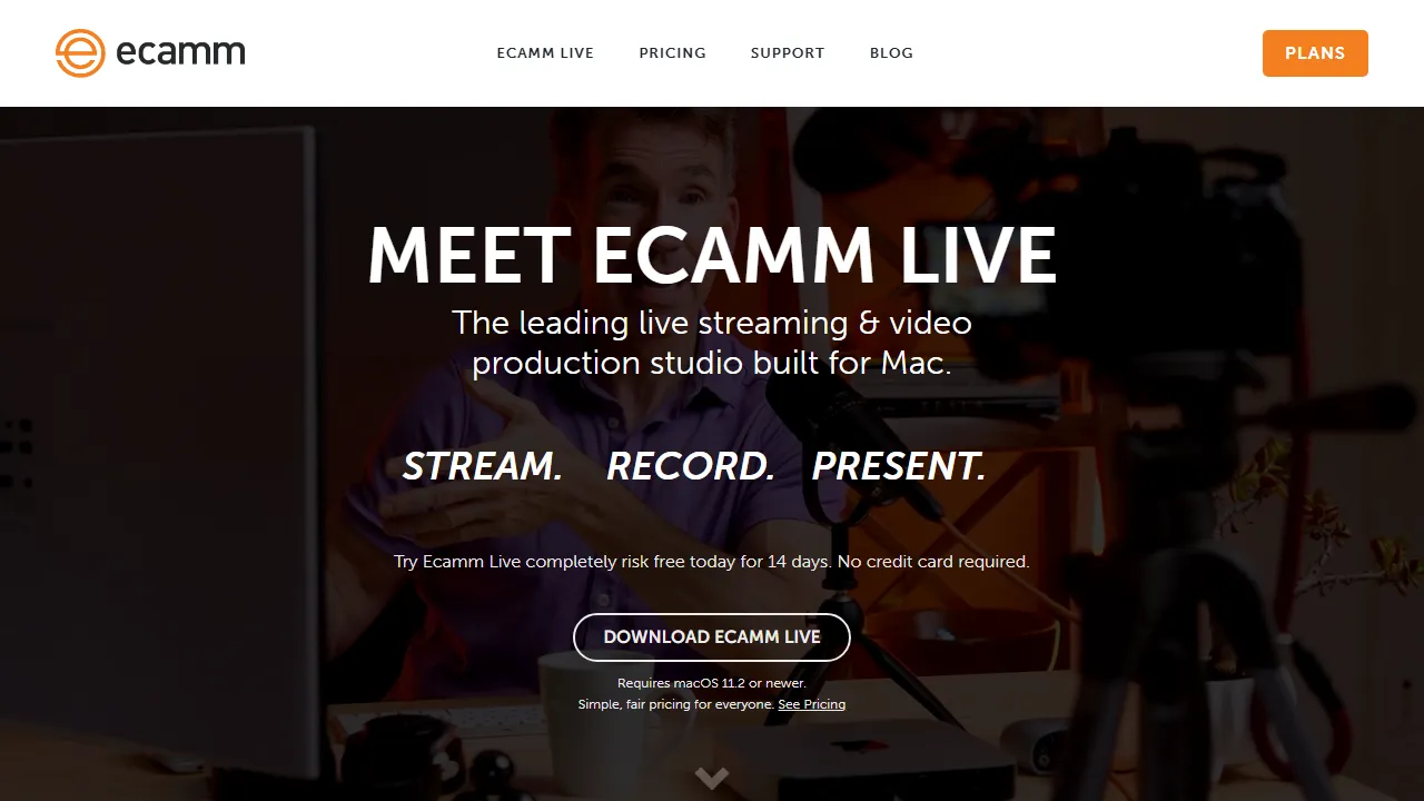 ecamm.com - Livestreaming Platform for Mac, YouTube, and More screenshot
