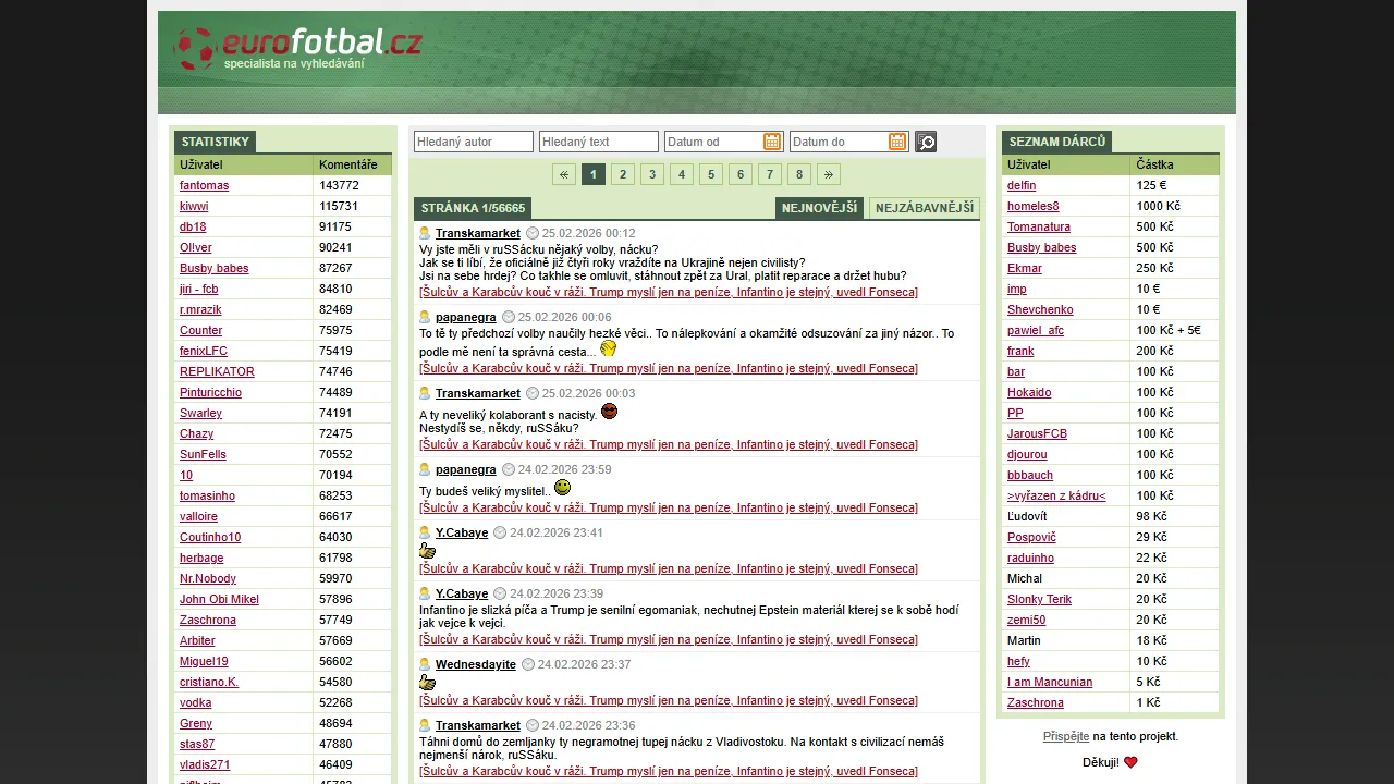 efsearch.owny.cz - Comment Search Engine Tool For Social Media screenshot