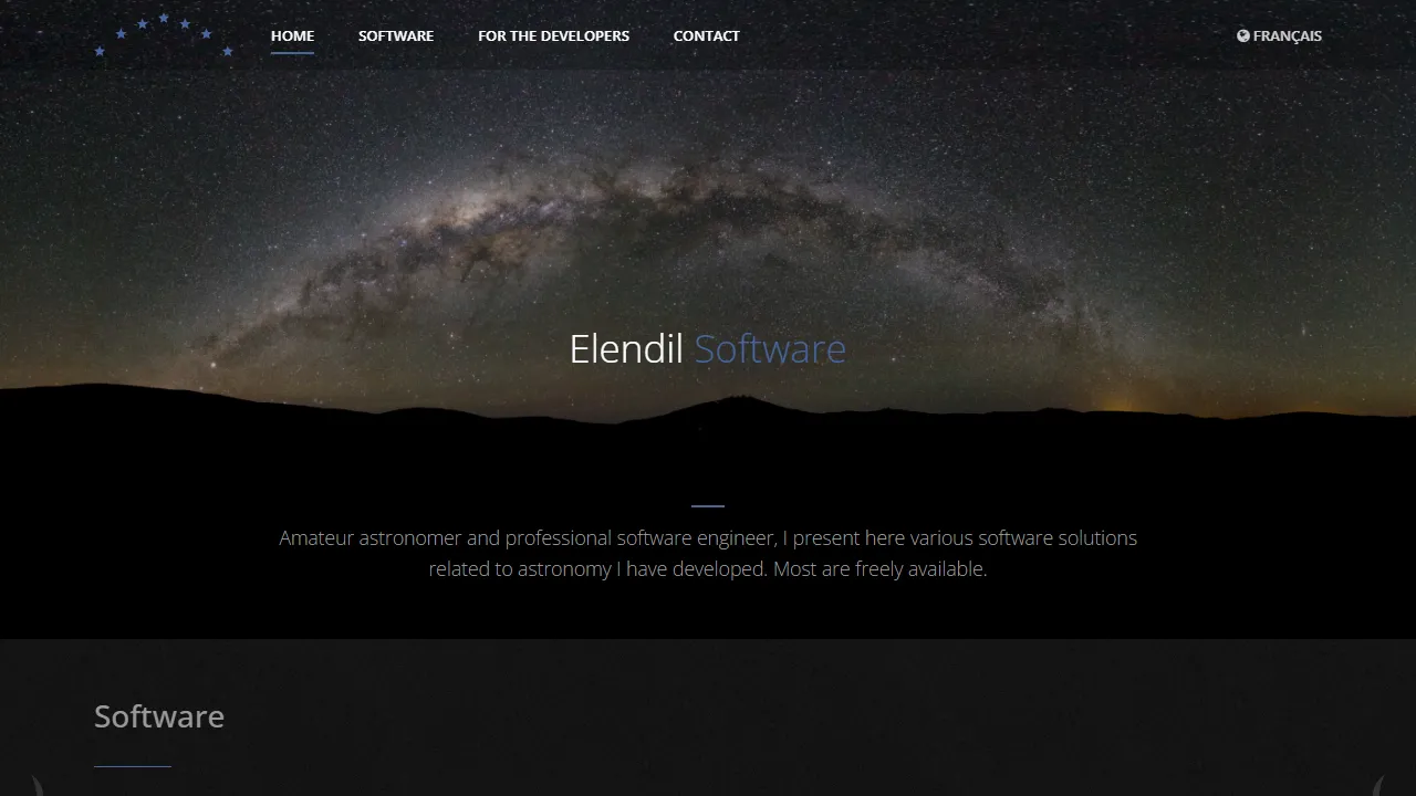 elendil.software - Astronomy Software Solutions for Stargazing screenshot