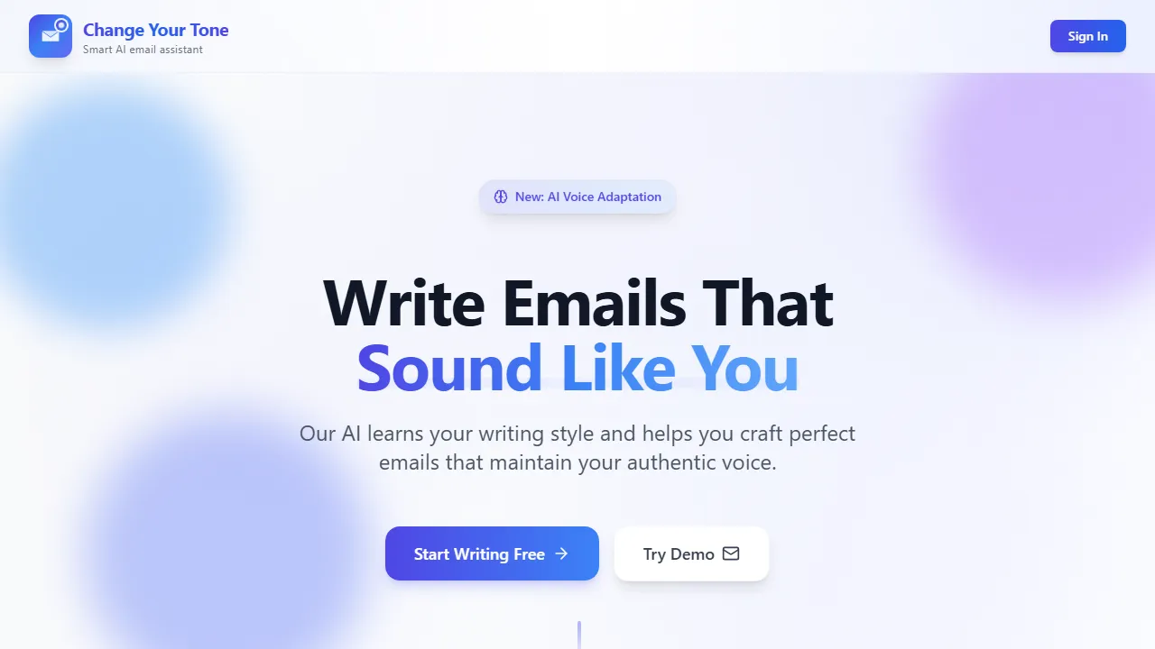 email.changeyourtone.com - Productivity Apps to Streamline Daily Tasks screenshot