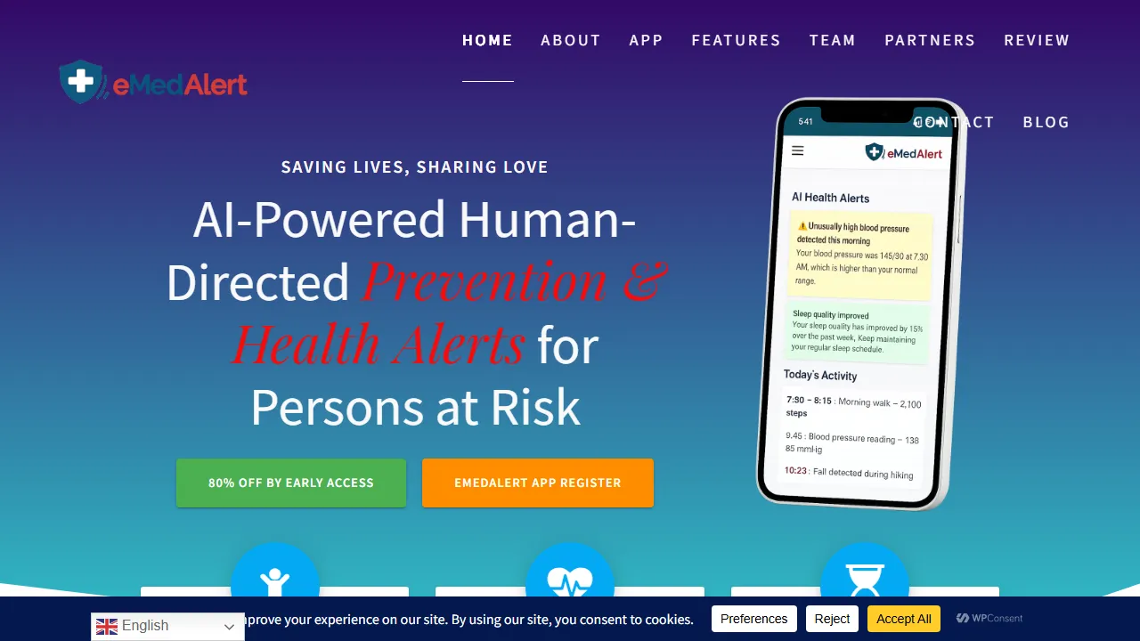 emedalert.ai - Medical ID App for Android and iPhone screenshot