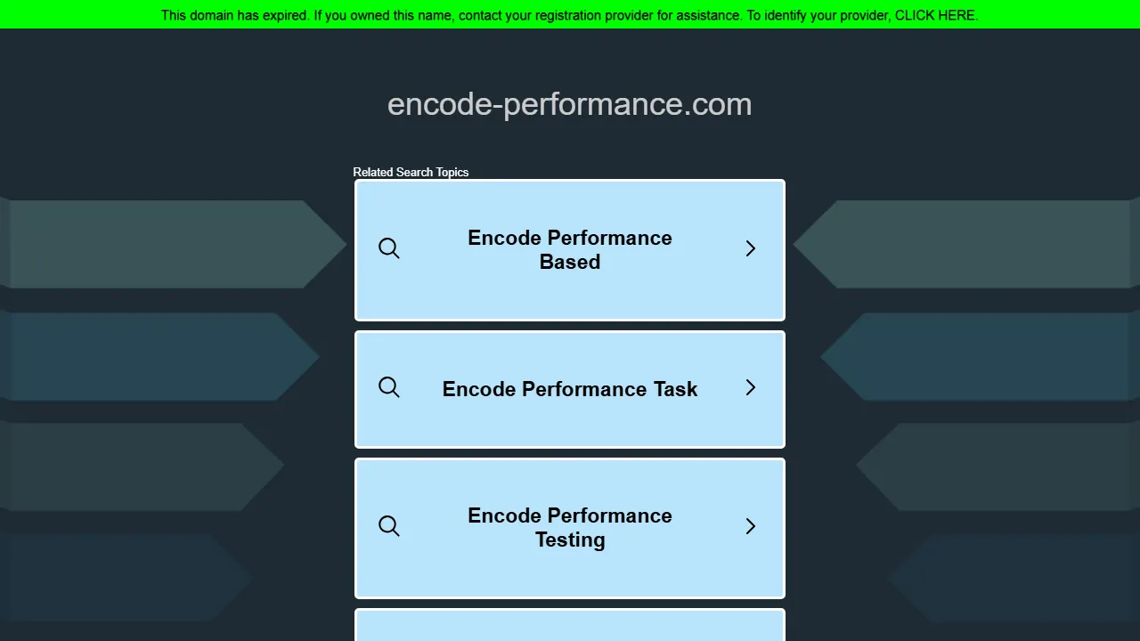 encode-performance.com - Video Encoding CPU GPU Benchmark screenshot