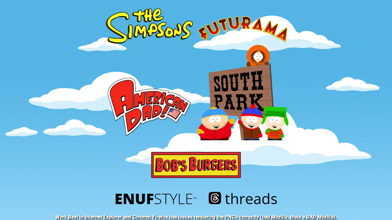 enufstyle.com - AI Image Generator for Animated Shows screenshot