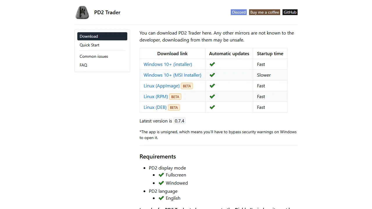 errolgr.github.io - Project Diablo 2 Price Check Application screenshot