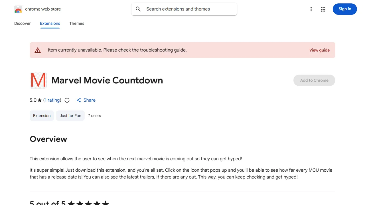 Parth Patel - Chrome Extensions From screenshot