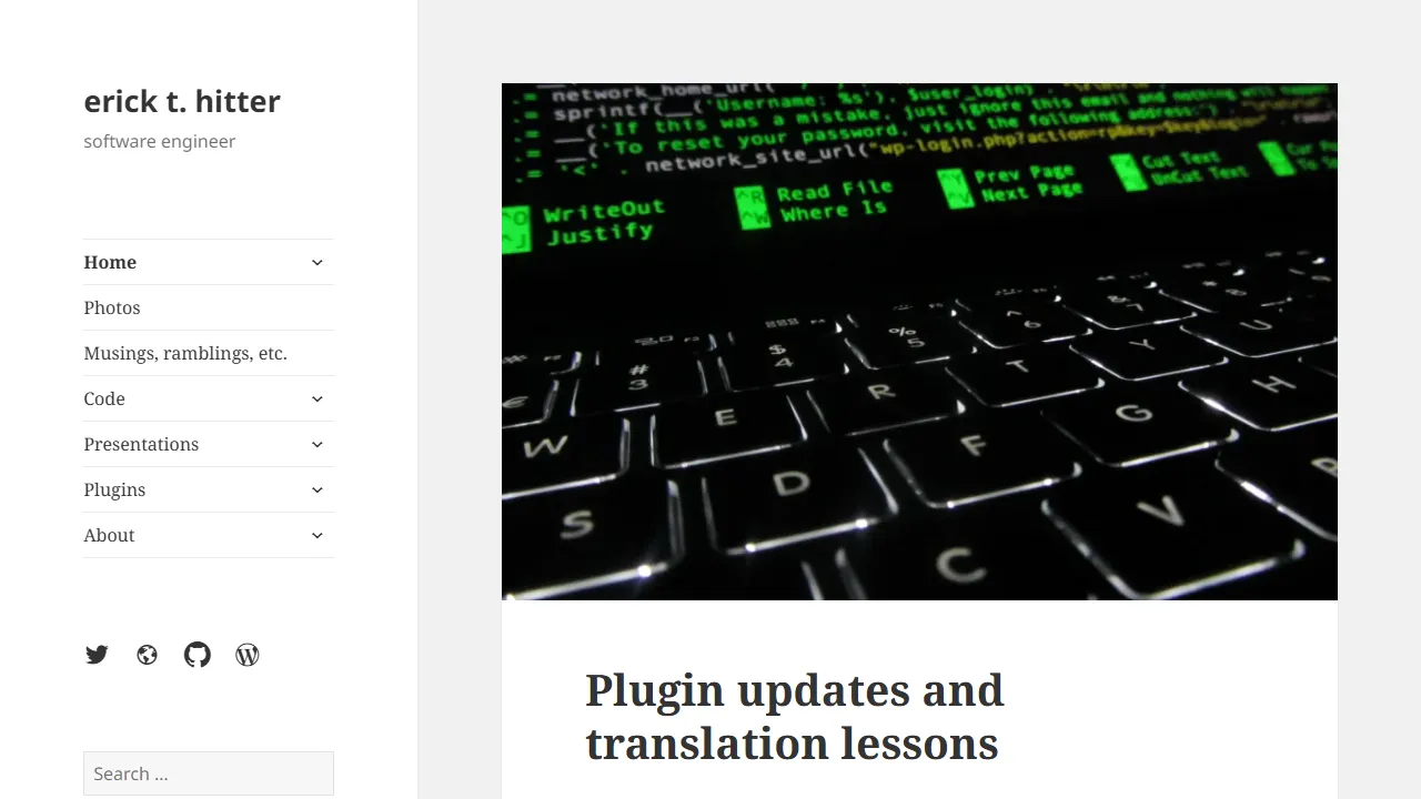 ethitter.com - WordPress Plugins and Golang Utilities screenshot