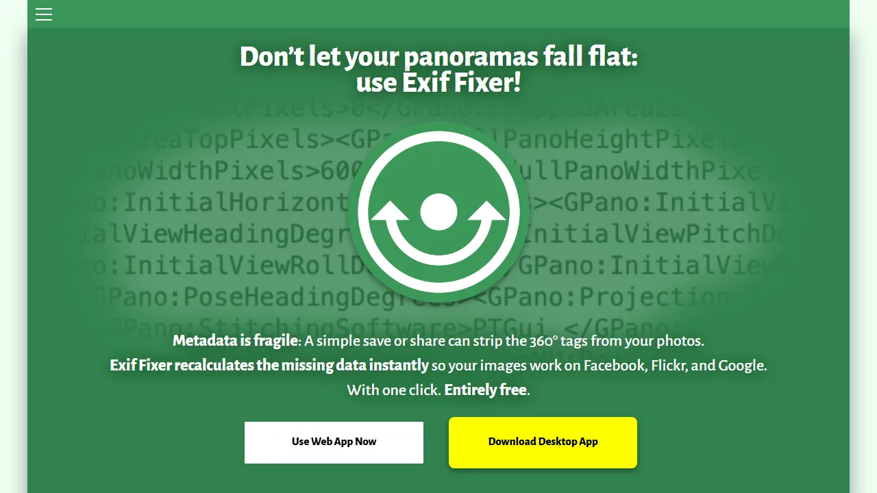 exiffixer.com - Free Metadata Editor and PDF Meta Editor screenshot
