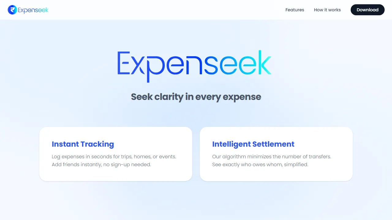 expenseek.com - Expense Tracker App - Budget Expenditure Management screenshot