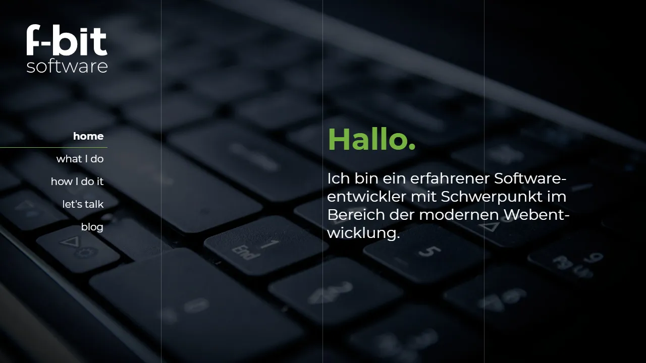 f-bit.software - Web Development Portfolio and Projects screenshot