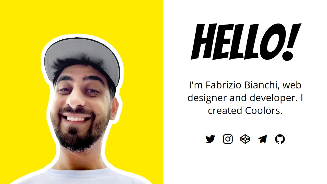 fabrizio.io - Color Palette and Swatch Generator screenshot