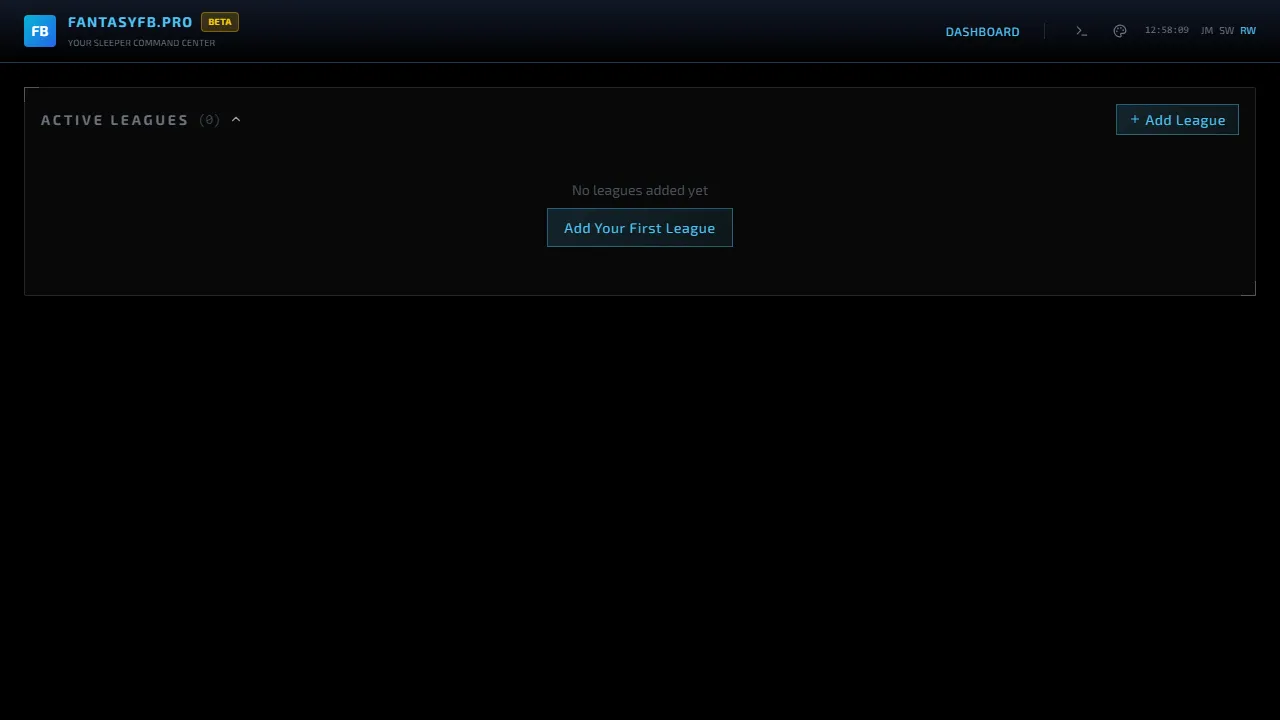 fantasyfb.pro - Fantasy Football Analytics and League Management screenshot