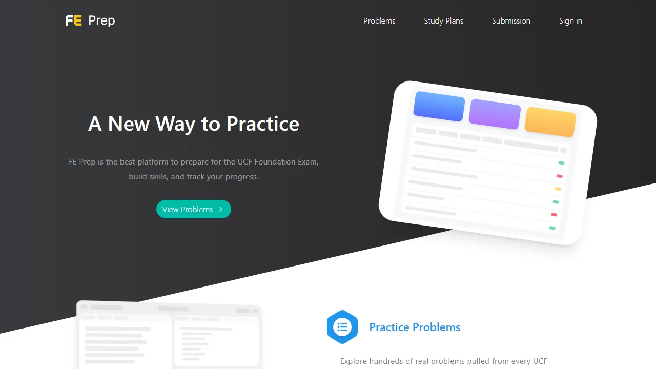feprep.net - Exam Preparation Planner Tool Online screenshot