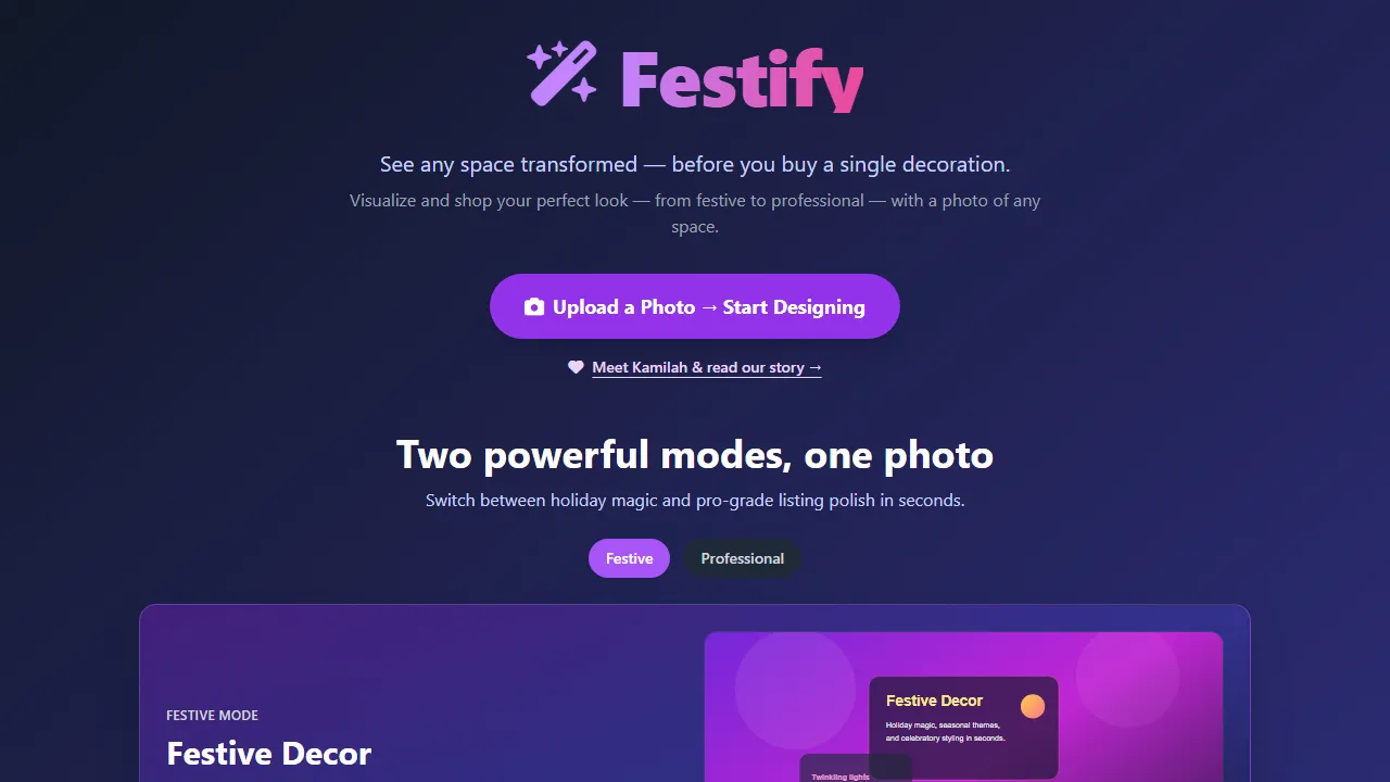 festify.ai - Event Planning App For Future Organisers screenshot