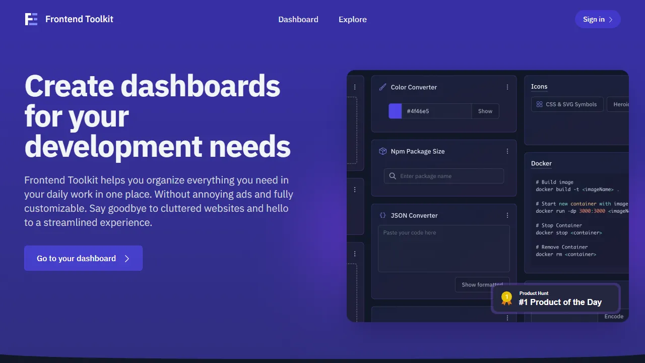 fetoolkit.io - All-in-One Front End Tools Collection screenshot
