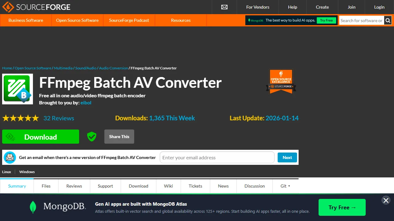 FFmpeg Batch Converter - Free Open Source Video Converter screenshot