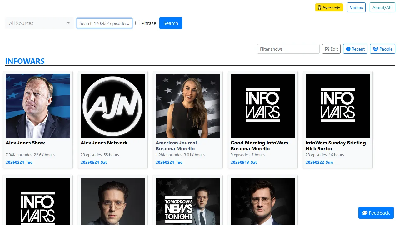 fight.fudgie.org - Misinformation Tracking Tool for Conspiracy Theories screenshot