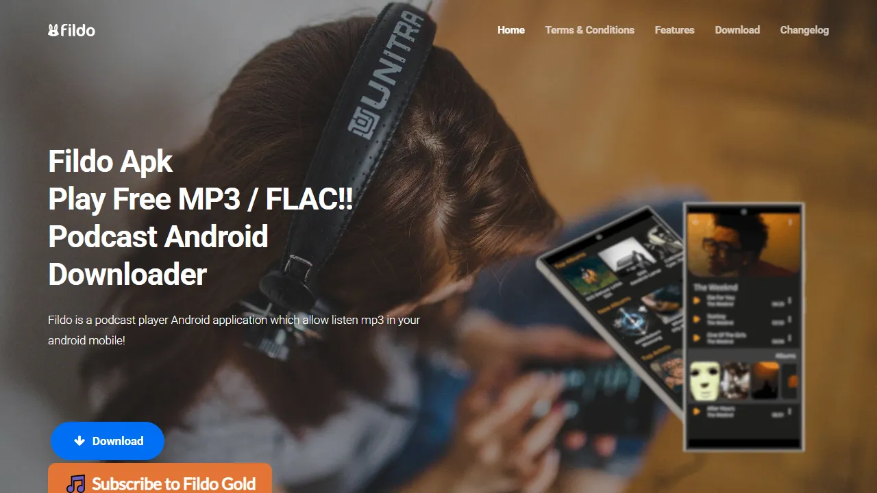 fildo.net - Simple and Fast Music Streaming App screenshot