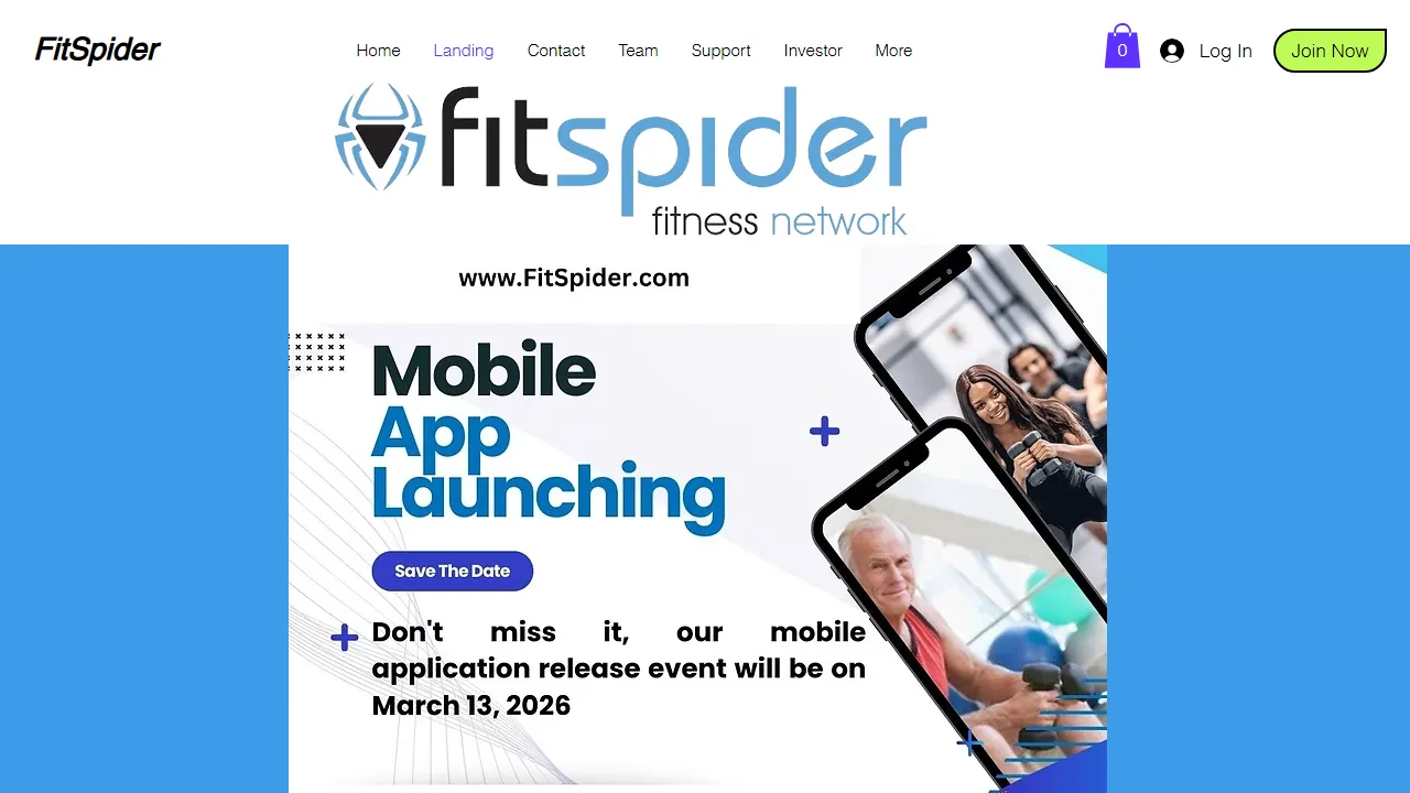 fitspider.com - Health and Wellness Platform for Wellbeing screenshot