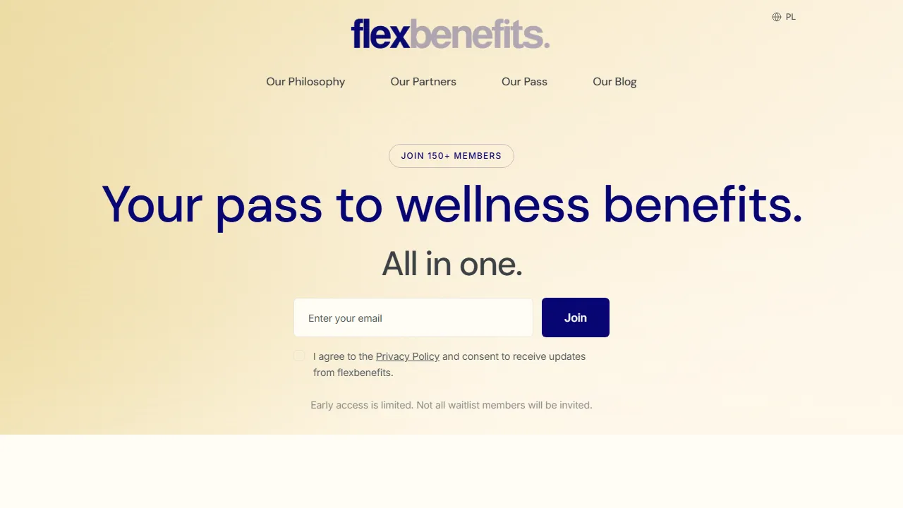 flexbenefits.pl - Freelancer Benefits Platform for Self-Employed screenshot