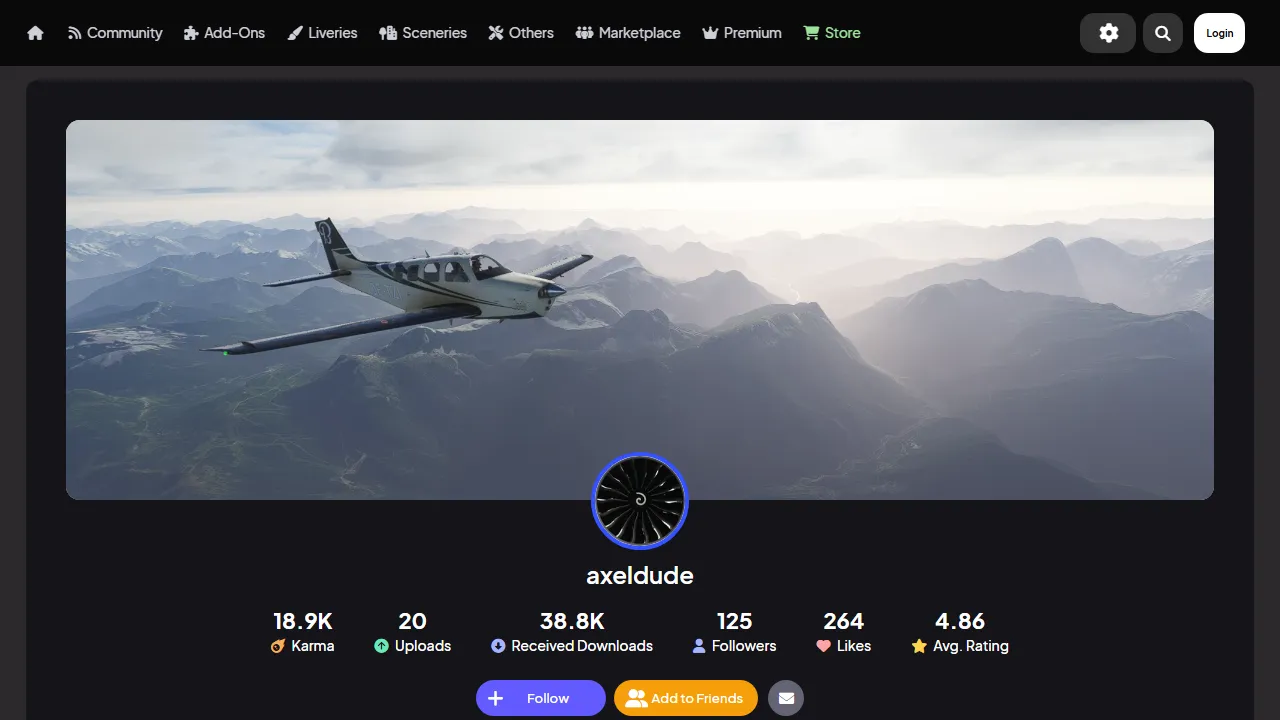 flightsim.to - MSFS Addons and Mods by axeldude screenshot