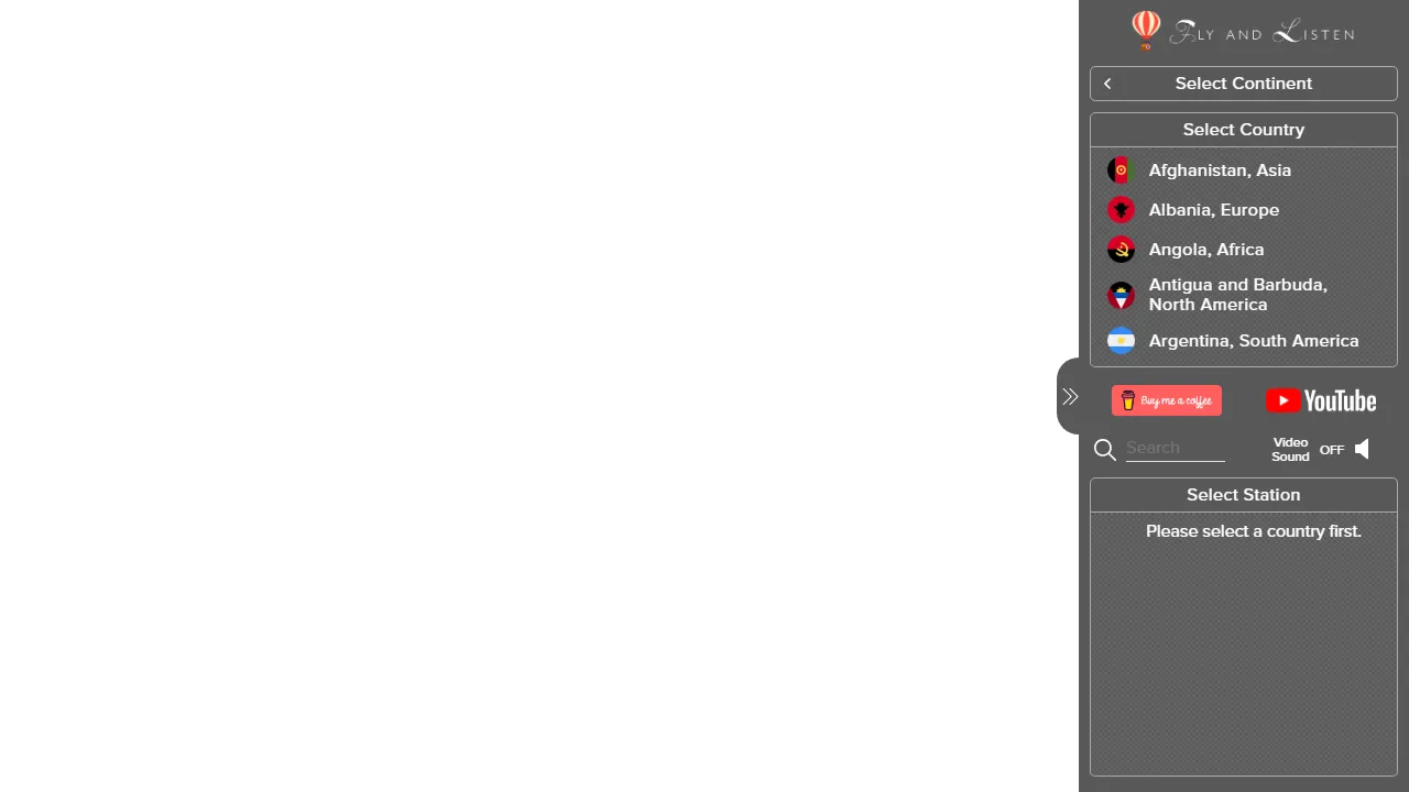 flyandlisten.com - Internet Radio App to Stream Music Online screenshot