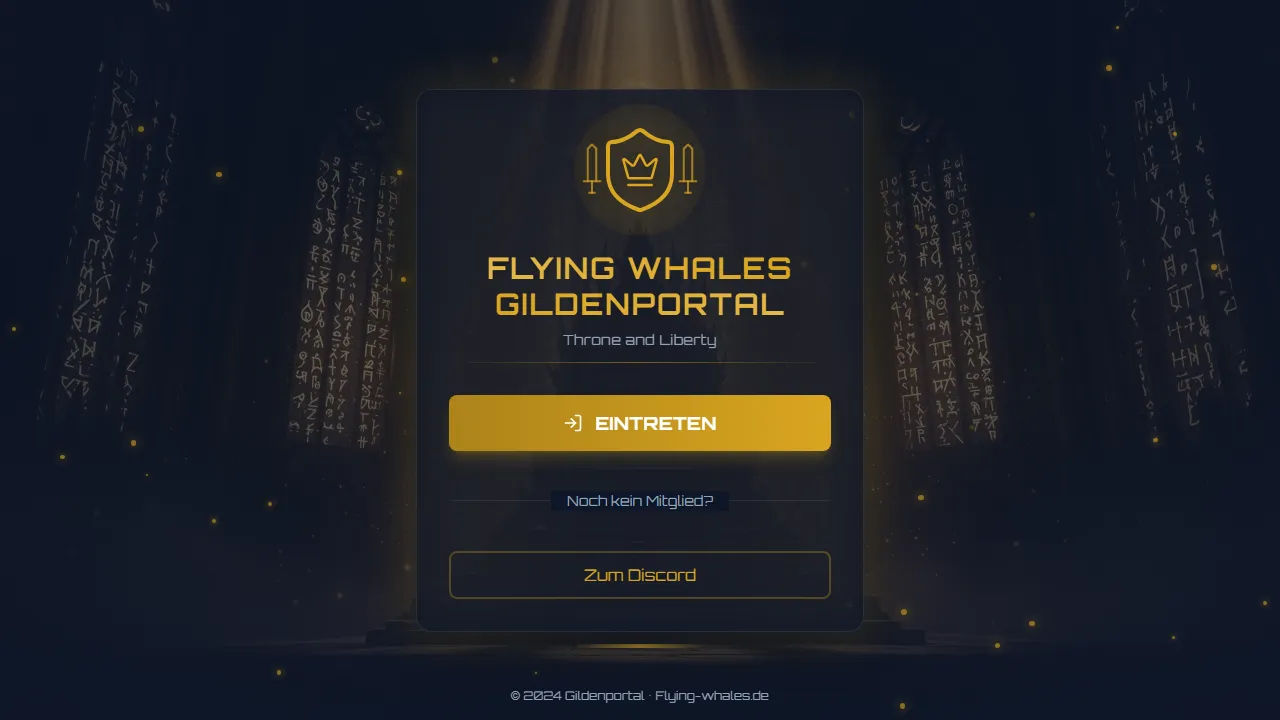 flying-whales.de - Guild Management Tool For Throne and Liberty screenshot