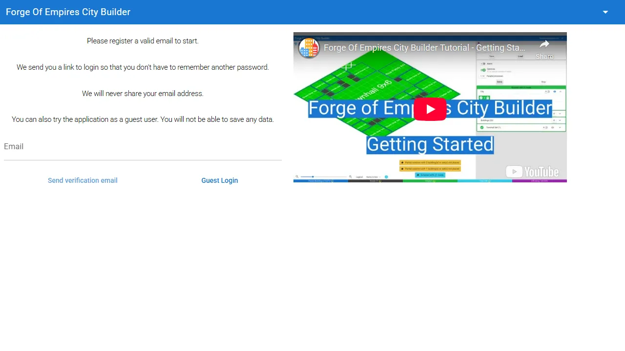 foe-city-builder.web.app - Forge of Empires City Layout Planner Tool screenshot