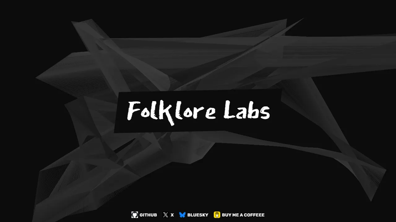folklorelabs.io - Development Team Focused on Design and Technology screenshot