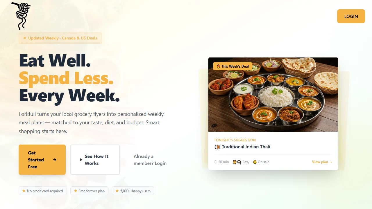 forkfull.ca - Find Grocery Deals and Sales Near You screenshot
