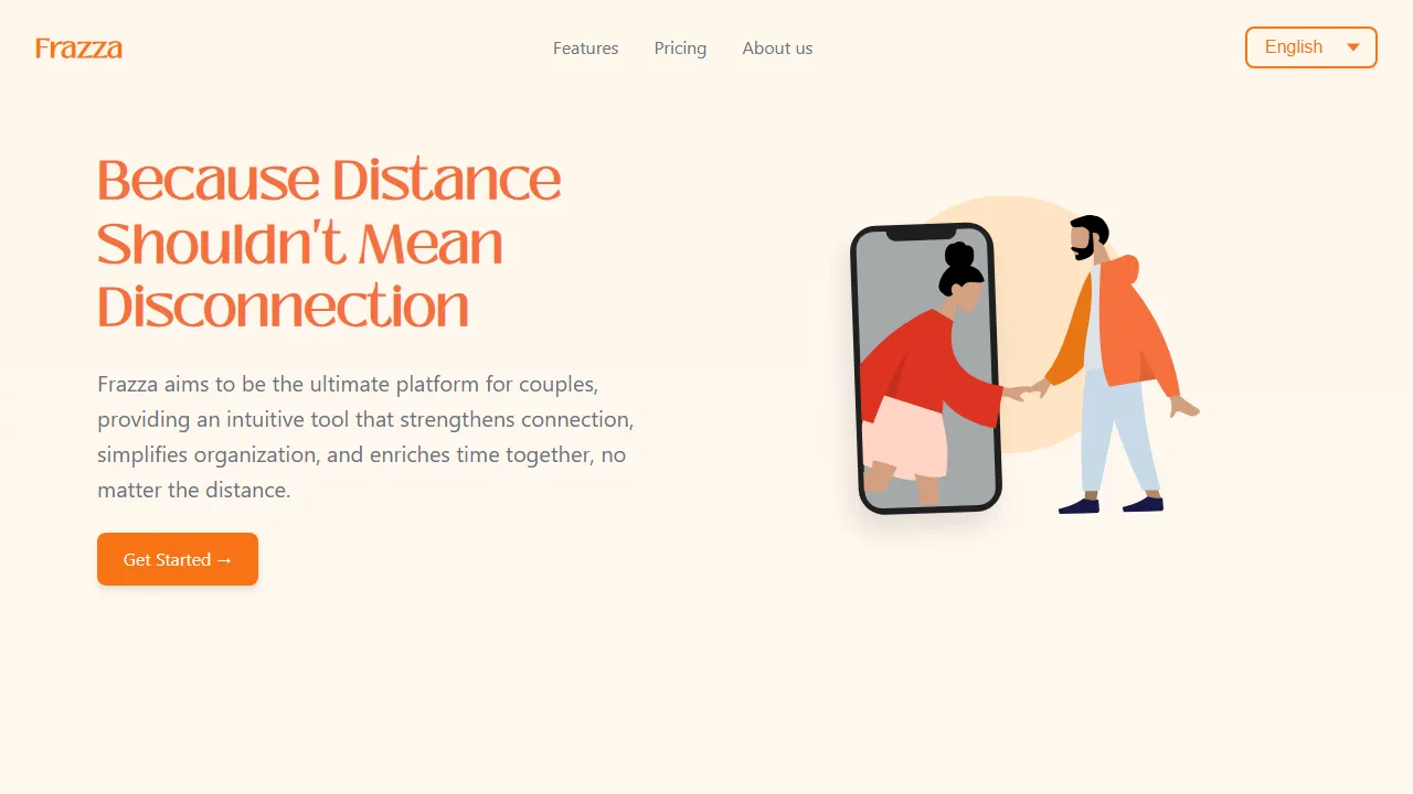 frazza.online - Best Couples App For Relationships screenshot