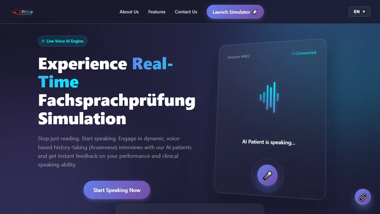 fspai.io - AI Medical Language Training for Physicians screenshot