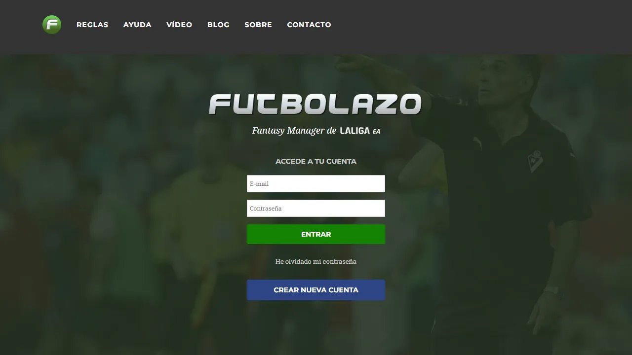 futbolazo.es - Free Fantasy Football Manager for La Liga screenshot