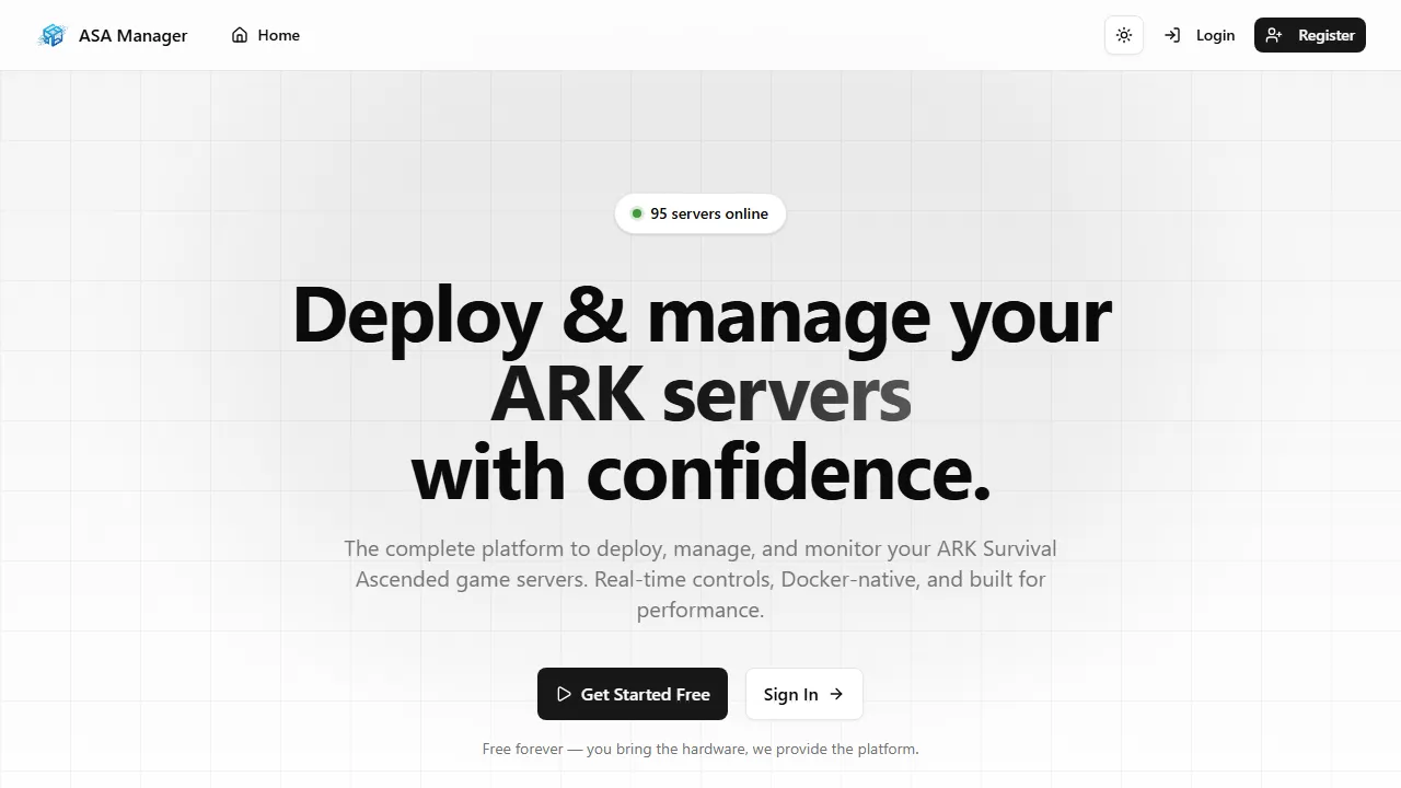gameadmin.app - Linux Game Server Manager for Minecraft screenshot
