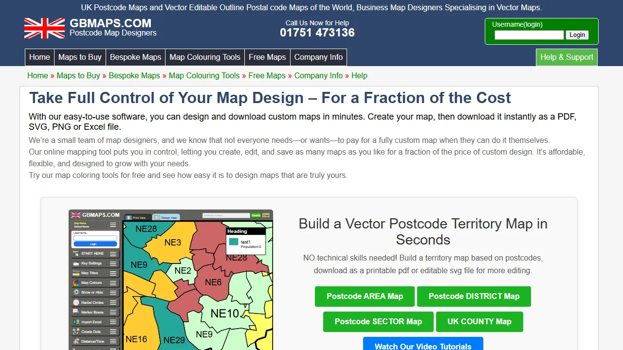 gbmaps.com - Mapping Application Software Developer screenshot