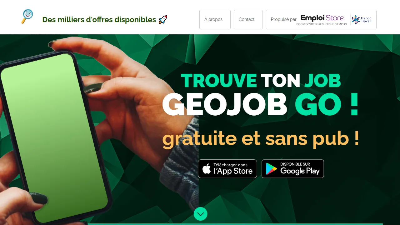 geojob.club - Mobile Job Search App screenshot
