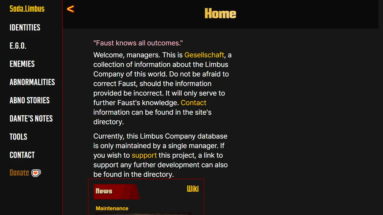 gesellschaft.cc - Fan-Made Game Database screenshot