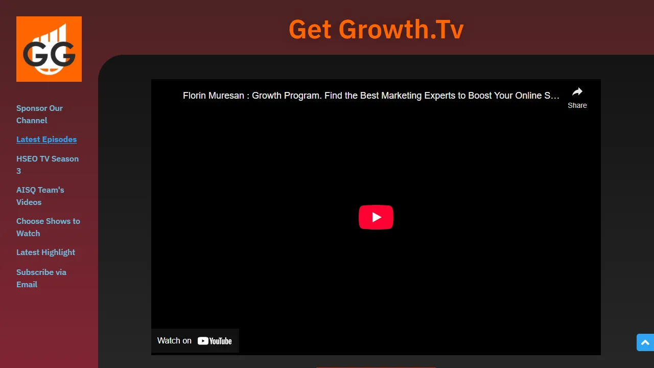 getgrowth.tv - SMM Marketing Tools to Grow Your Business screenshot