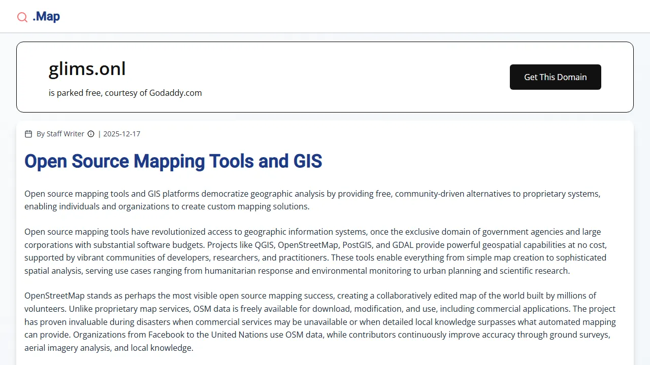 glims.onl - Web Tools For Investigation screenshot