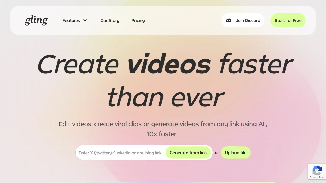 gling.ai - Automated Video Editor For YouTube screenshot