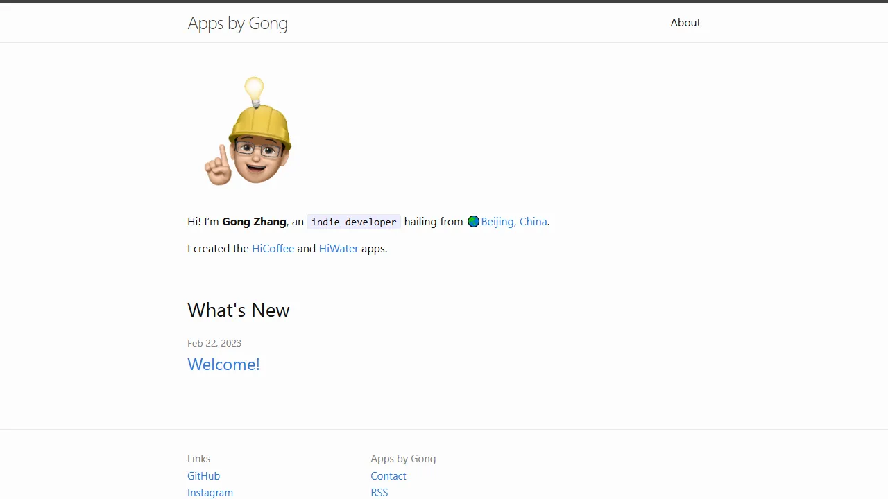 gongzhang.io - Support Indie iOS App Development screenshot