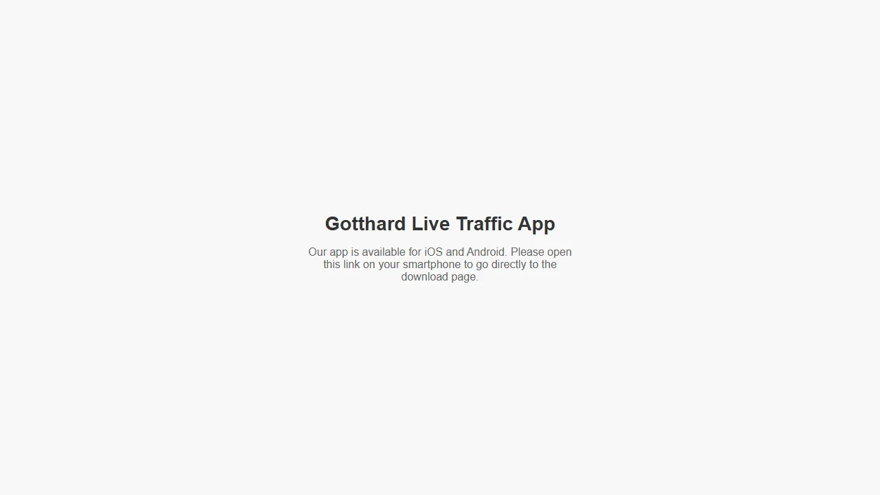 gotthard-info.ch - Live Traffic Updates and Road Closure News screenshot