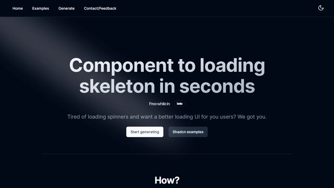 gpt-skeleton.vercel.app - Code Skeleton Generator Automate Project Setup screenshot