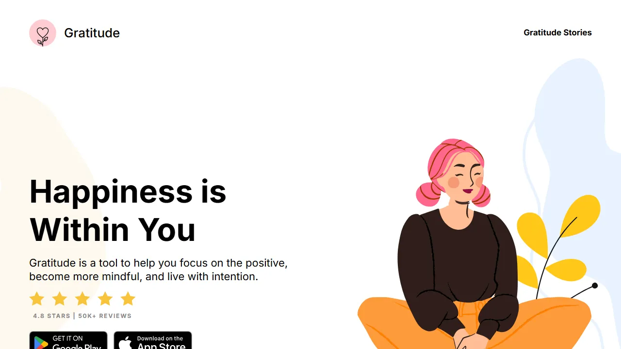 gratefulness.me - Digital Wellbeing App to Nurture Self-Care screenshot
