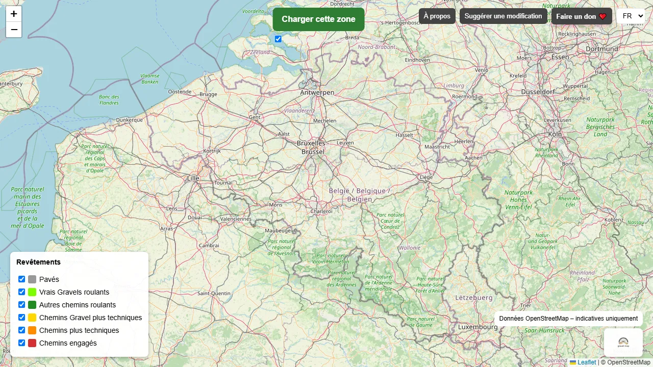 gravelsegments.com - Route Planner for Gravel Bike Tracks screenshot