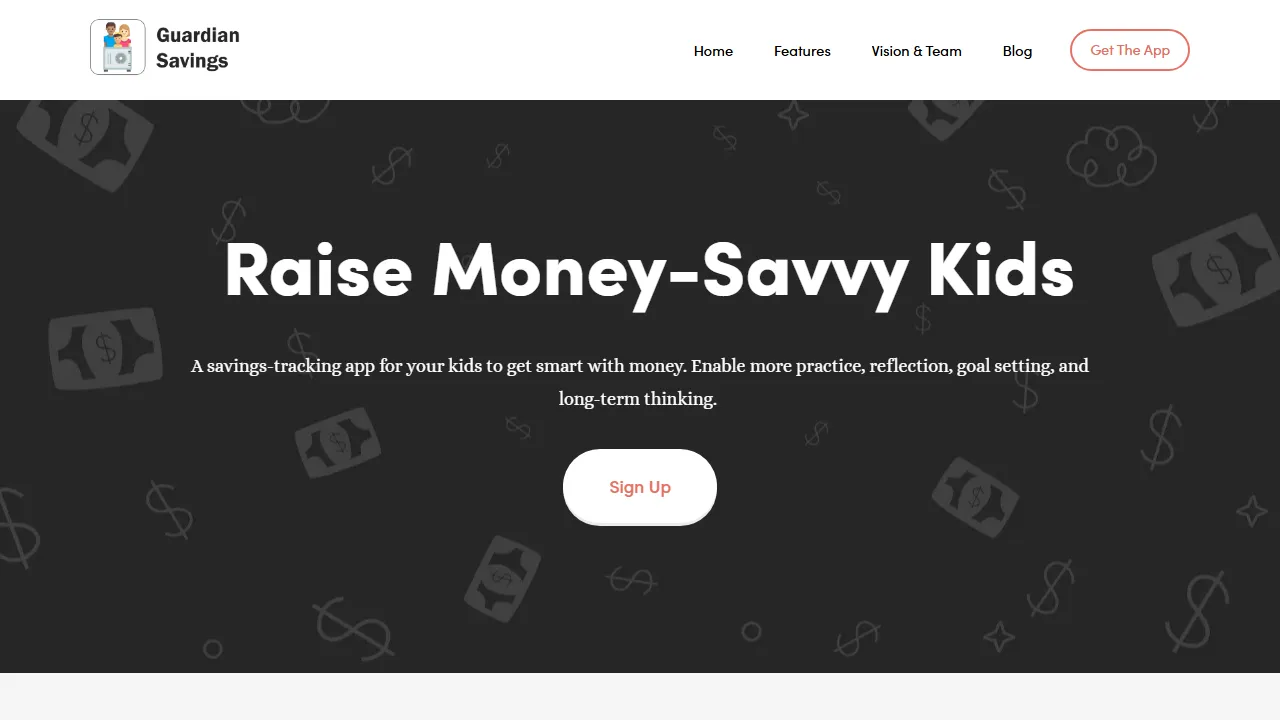 guardiansavings.org - Raise Money Savvy Kids screenshot