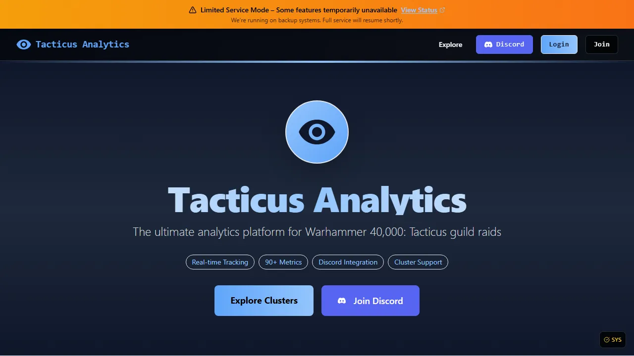 guild-raid-dashboard.vercel.app - Analytics Platform for Community Growth screenshot